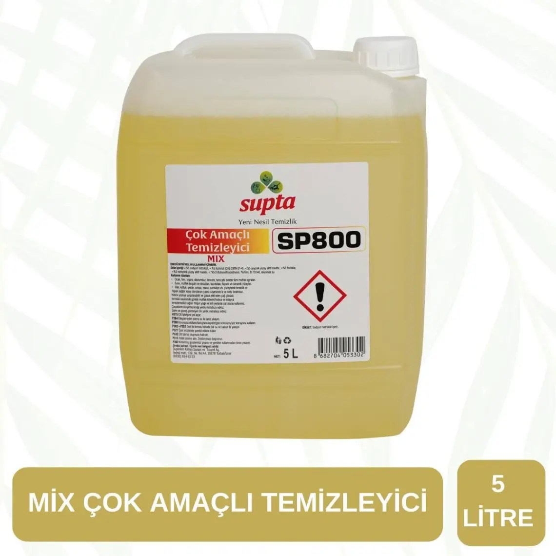 Supta Çok Amaçlı Temizlik Maddesi 5 lt