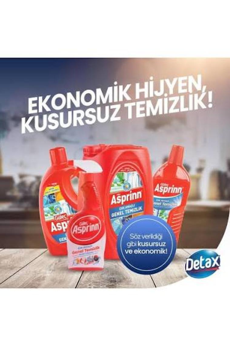 Güleç Asprinn Çok Amaçlı Temizleyici Beyaz 4000 ml