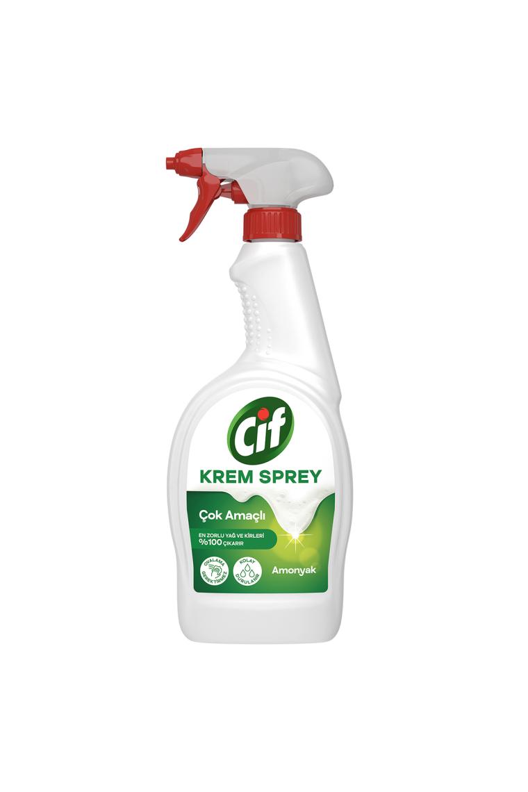 Krem Sprey %100 Krem Gücü Yağ, Kireç, Kir, Pas Sökücü Leke Çıkarıcı 750 Ml 1 Adet