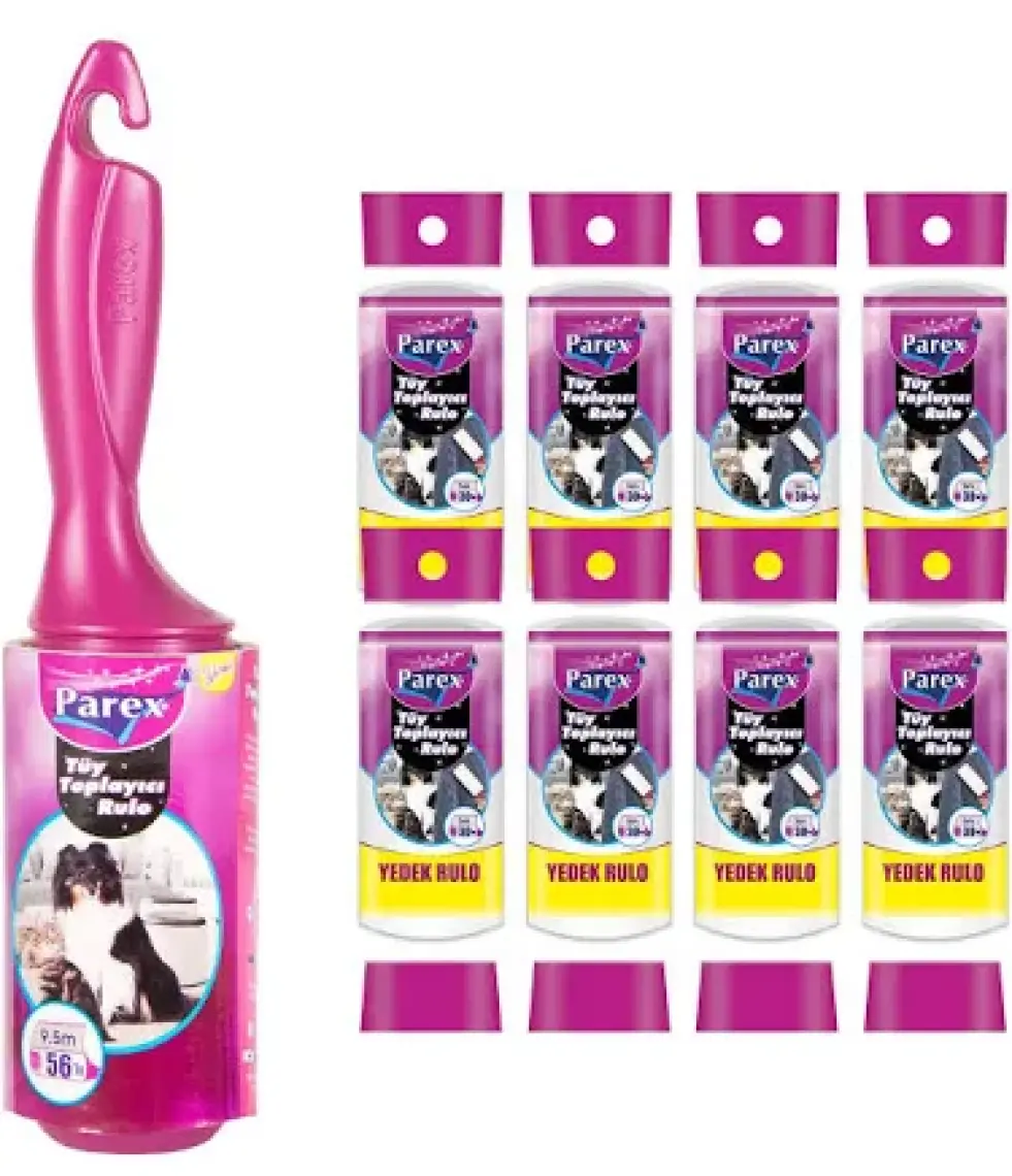 Premium Tüy Toplayıcı Rulo + 8 Adet Yedek