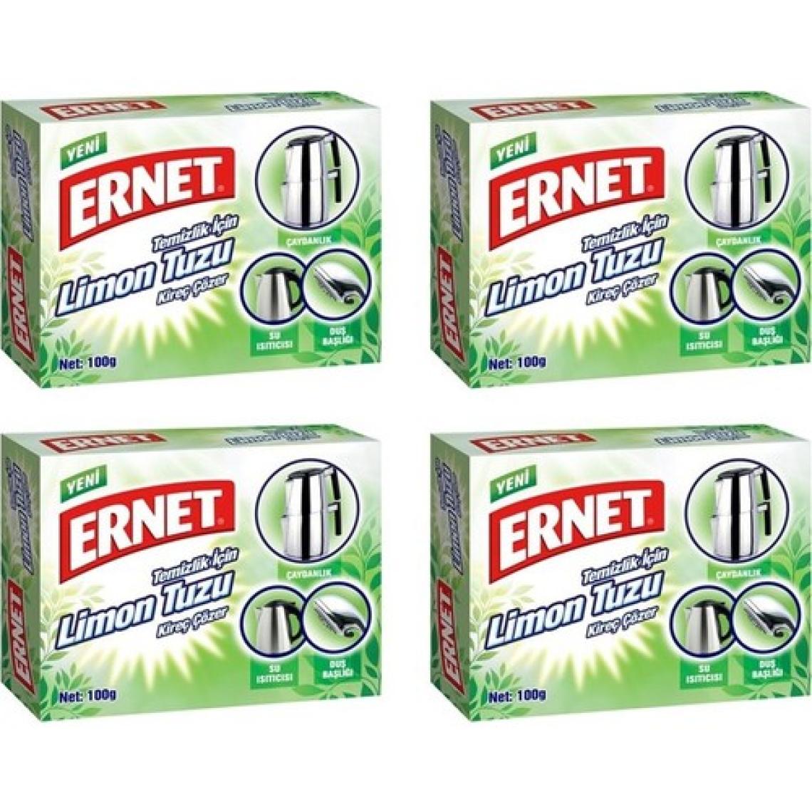 Ernet Temizlik İçin Limon Tuzu 100 gr 4'lü