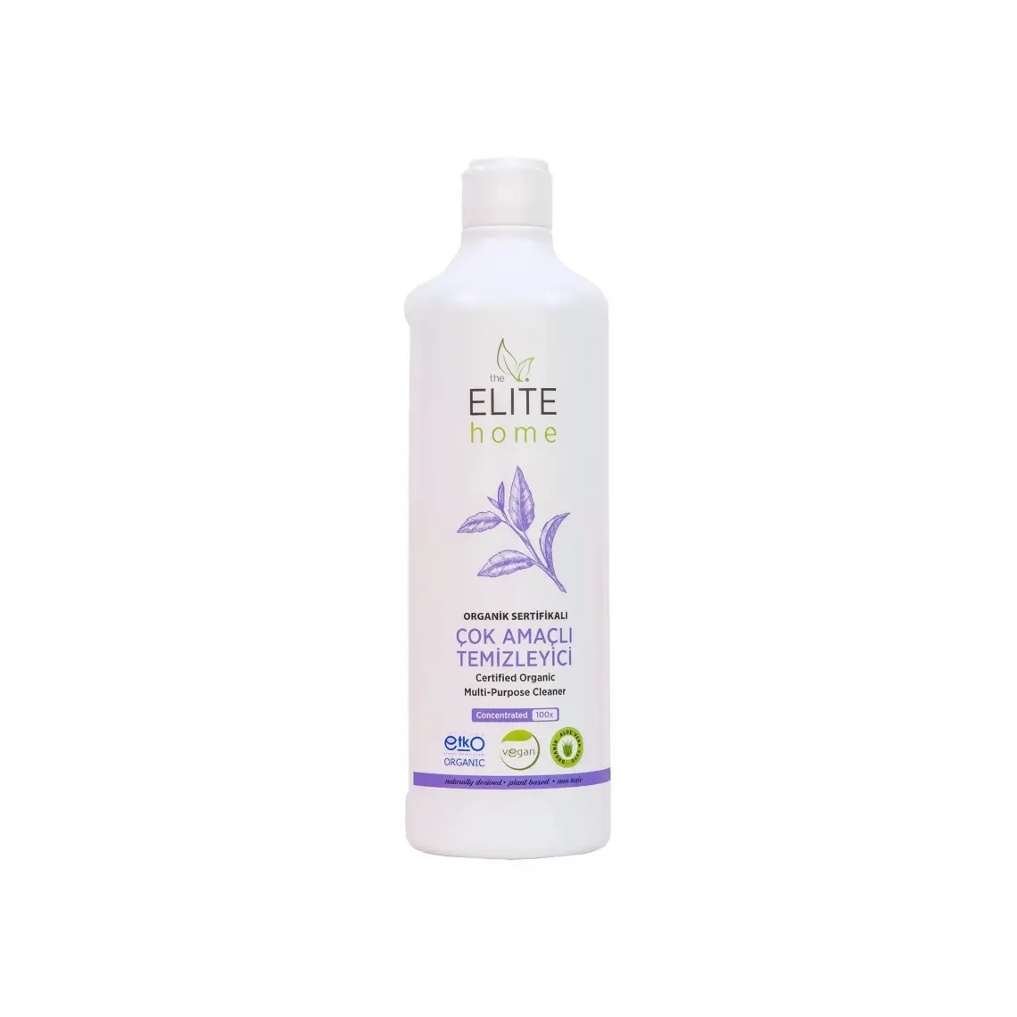 The Elite Home Organik Sertifikalı Çok Amaçlı Konsantre Genel Temizleyici 750 ml, portakal yağlı