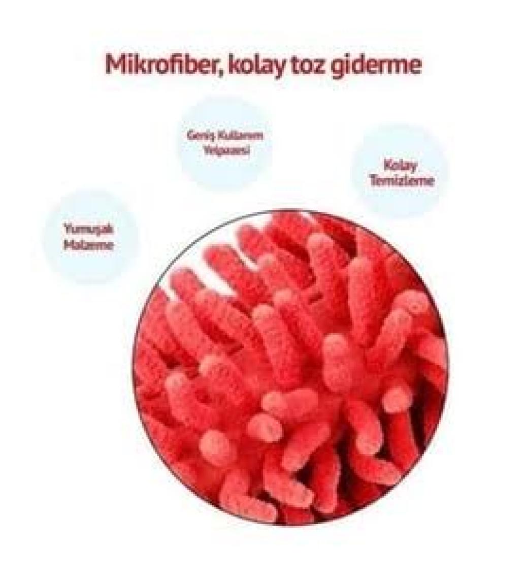 Teleskopik Mikrofiber Pratik Uzayabilen Toz Alma Fırçası Aparatı-
