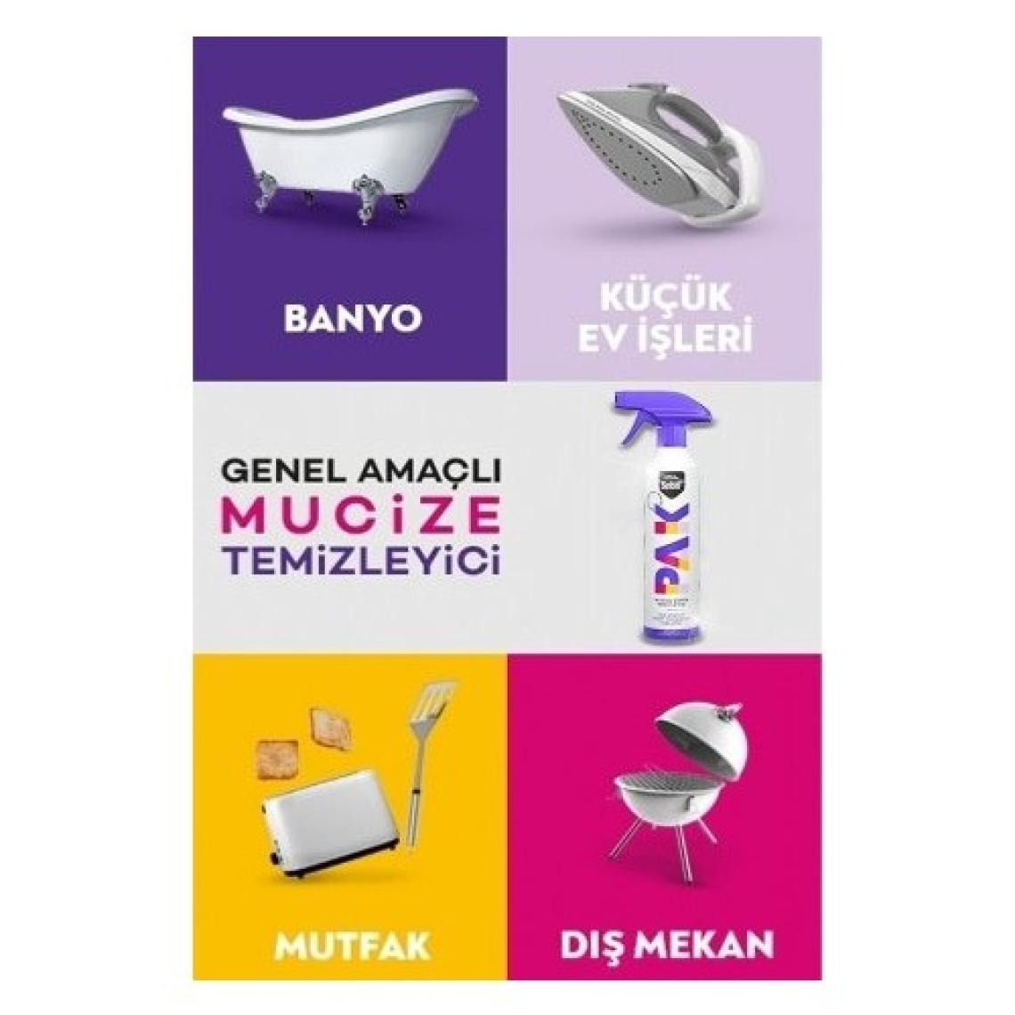 Selsil PAK Genl Amaçlı Mücize Temizleyici Köpük 500 ml