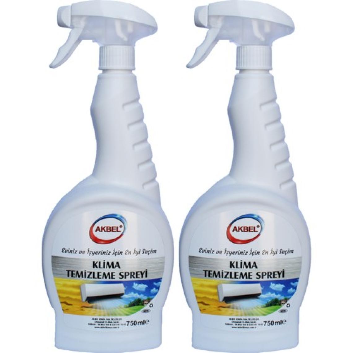 Akbel Klima Temizleyici Sprey 750 Ml 2 Adet 2 Li Ekonomik Paket