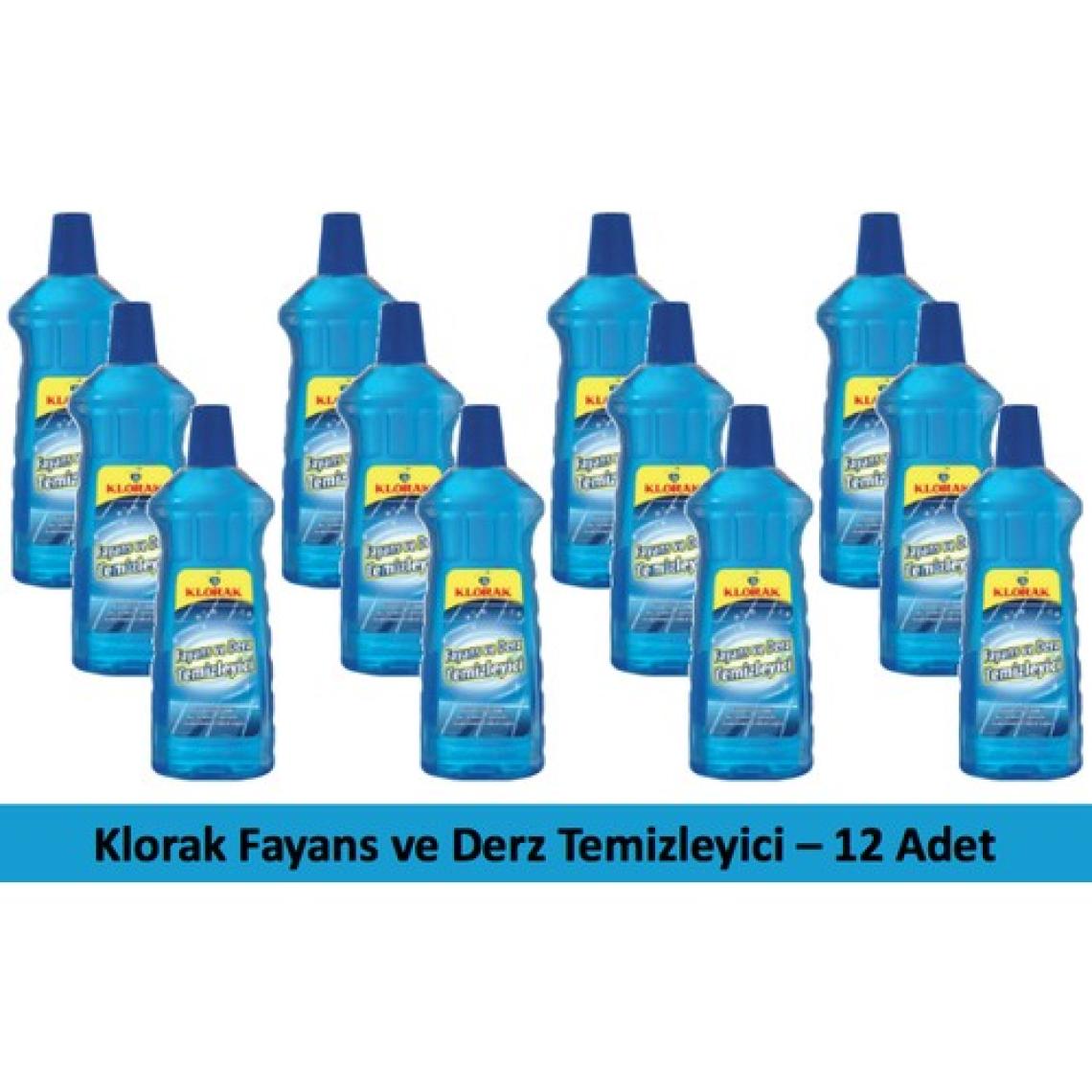 Klorak Fayans Ve Derz Temizleyici - 12 Adet
