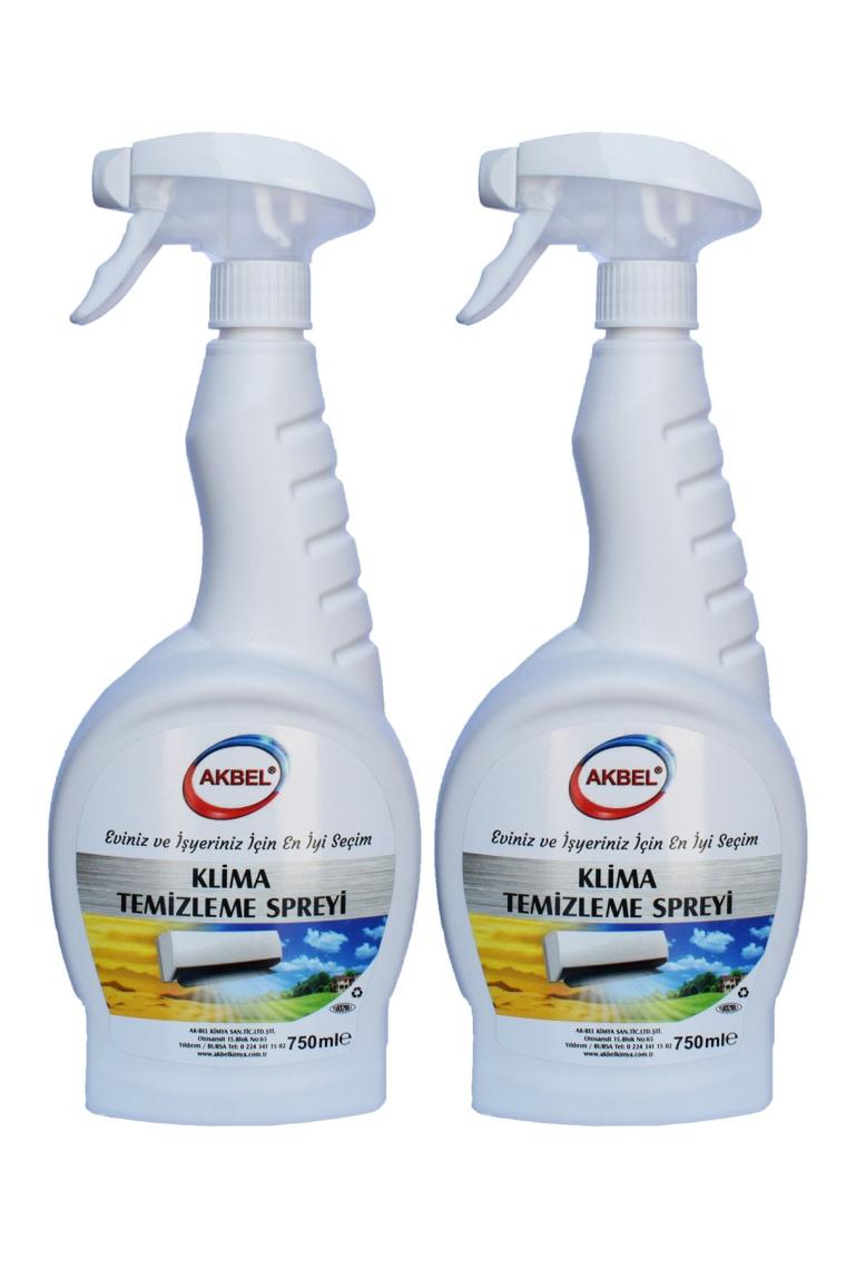 Akbel Klima Temizleyici Sprey 750 Ml 2 Adet 2 Li Ekonomik Paket