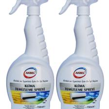 Akbel Klima Temizleyici Sprey 750 Ml 2 Adet 2 Li Ekonomik Paket