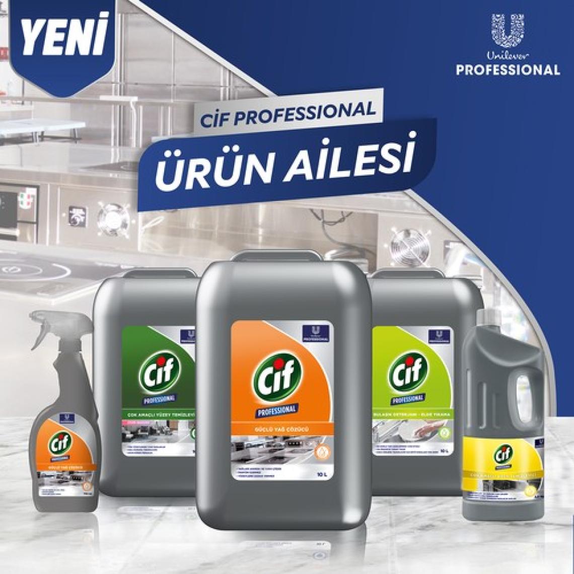 Cif Professional Güçlü Yağ Çözücü Sprey 750 ml