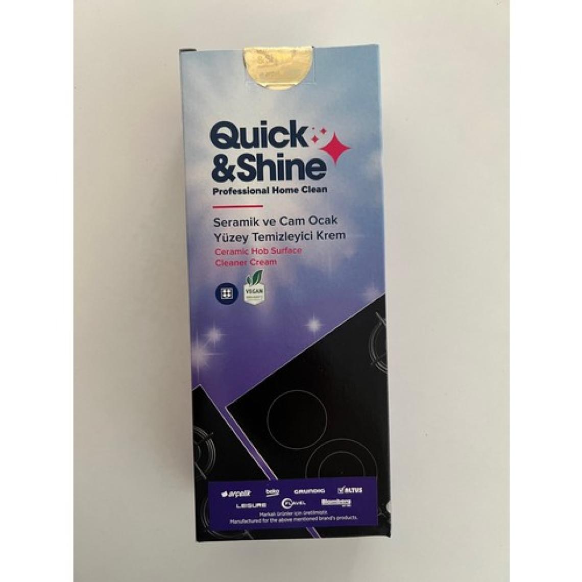 Quick&Shine Vitroseramik&indüksiyonlu&cam Temizleyici Krem