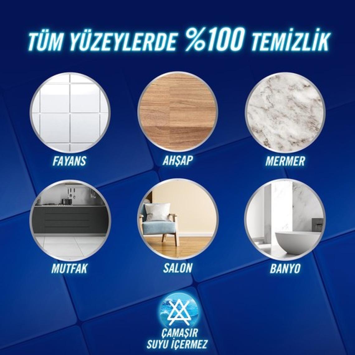 Domestos Tüm Zeminlerde Çam Yüzey Temizleyici 1.5 lt