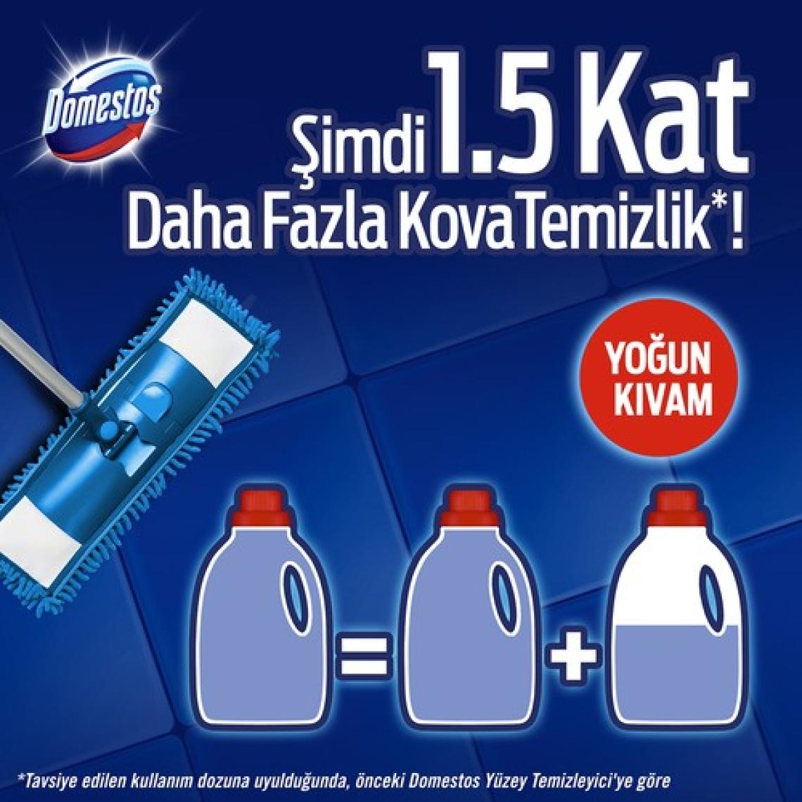 Domestos Tüm Zeminlerde Çam Yüzey Temizleyici 1.5 lt