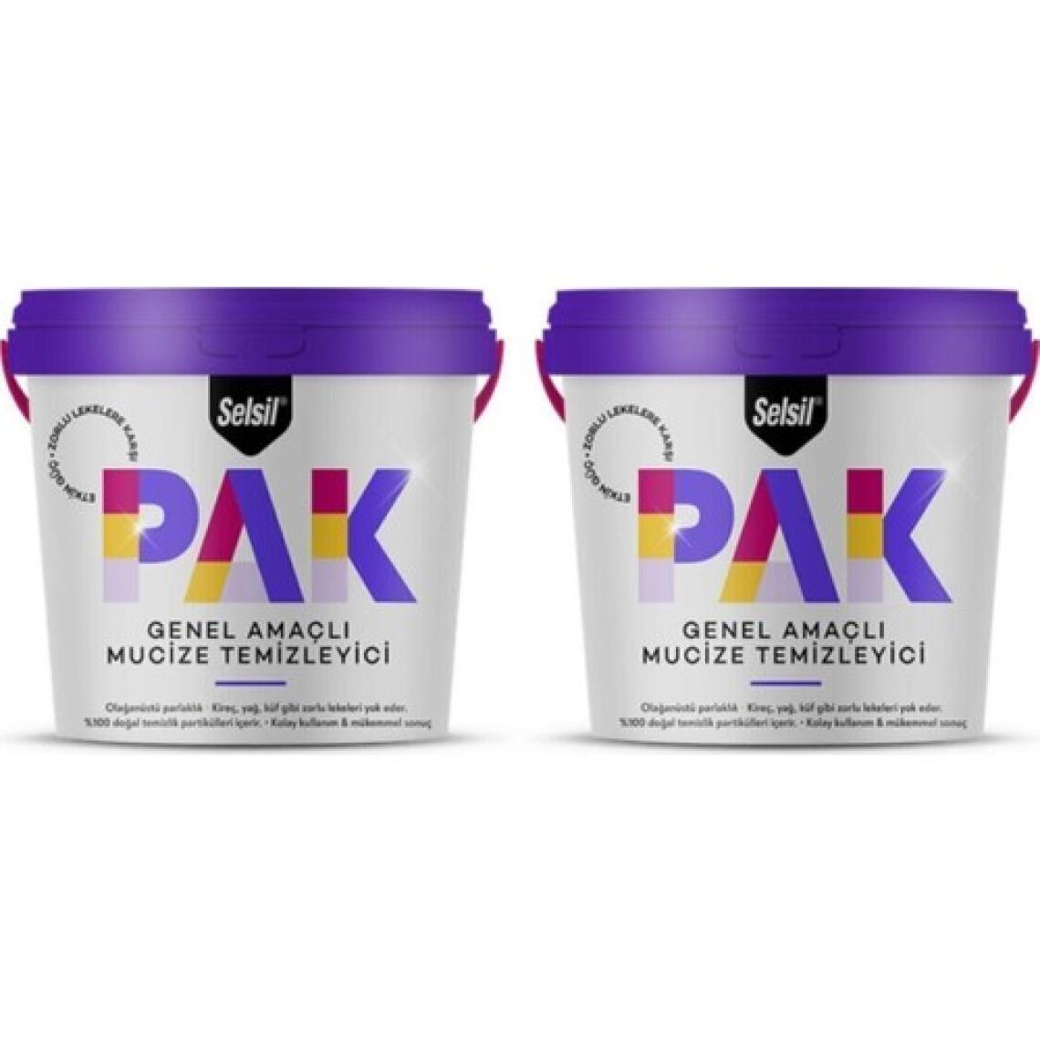 Selsil Pak Genel Amaçlı Temizleyici 500 gr x 2'li