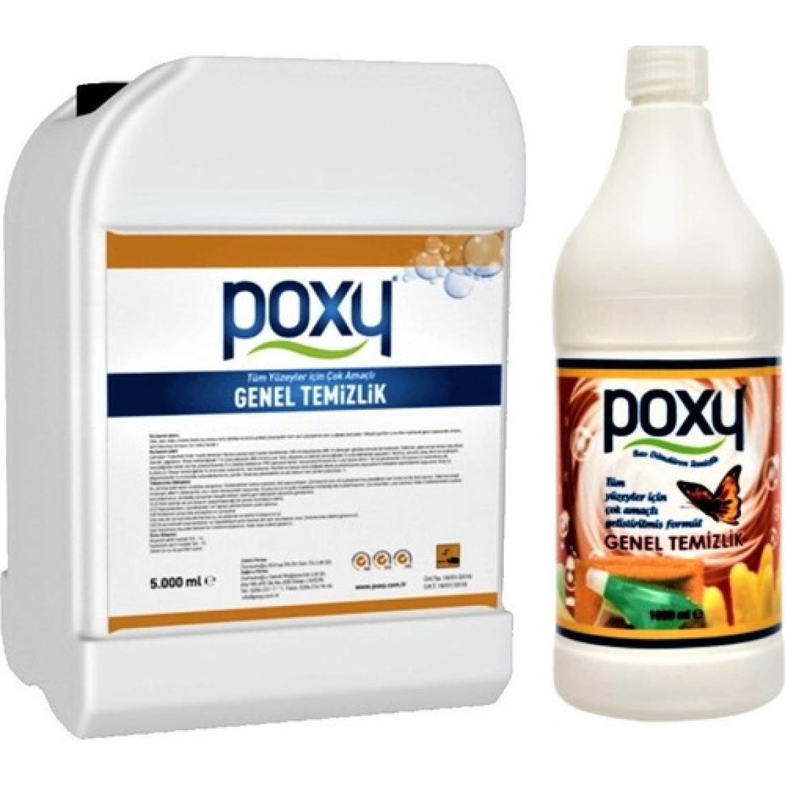 Poxy Çok Amaçlı Genel Temizlik 5 Lt & Genel Temizlik 1 Lt