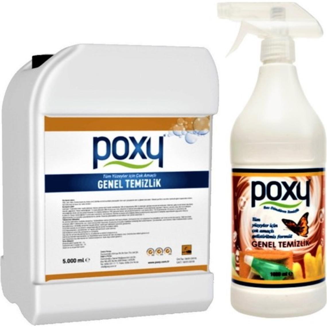 Poxy Çok Amaçlı Genel Temizlik 5 Lt & Genel Temizlik 1 Lt