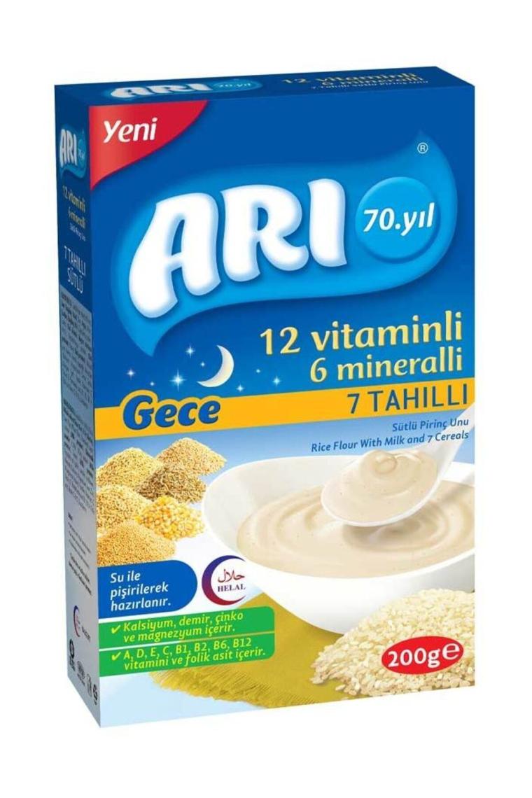 Sütlü 7 Tahıllı Gece Pirinç Unu 200 gr