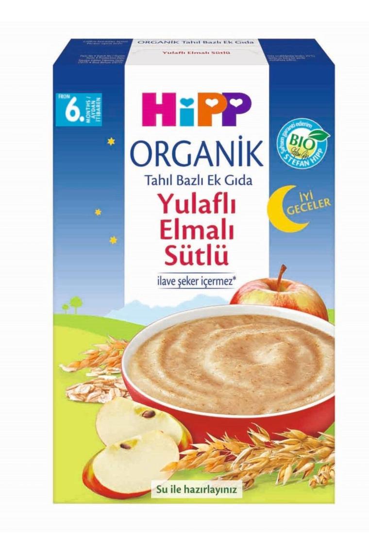 İyi Geceler Organik Tahıl Bazlı Ek Gıda 250 gr Sütlü Yulaf Elma