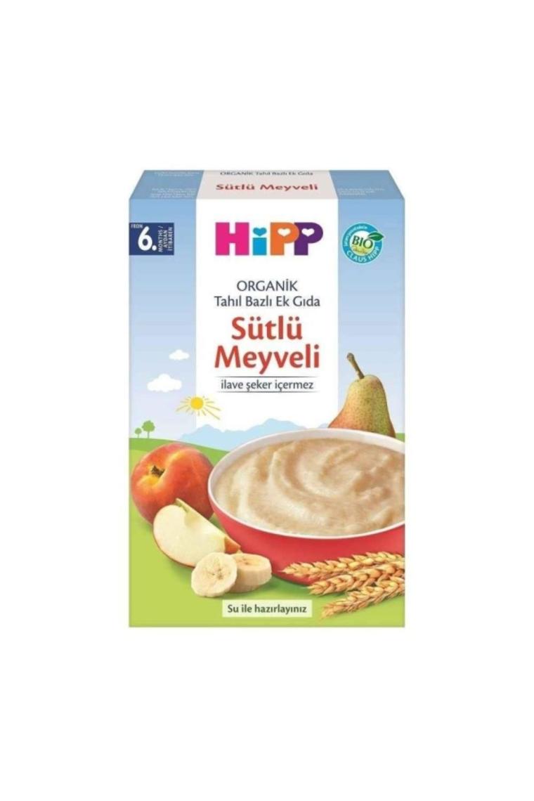 Organik Sütlü Meyveli Tahıl Bazlı Ek Gıda 250gr