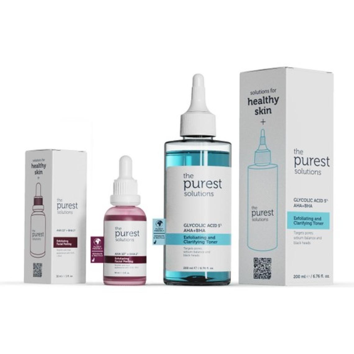 The Purest Solutions Siyah Nokta Önleyici ve Gözenek Sıkılaştırıcı Bakım Seti TPS110