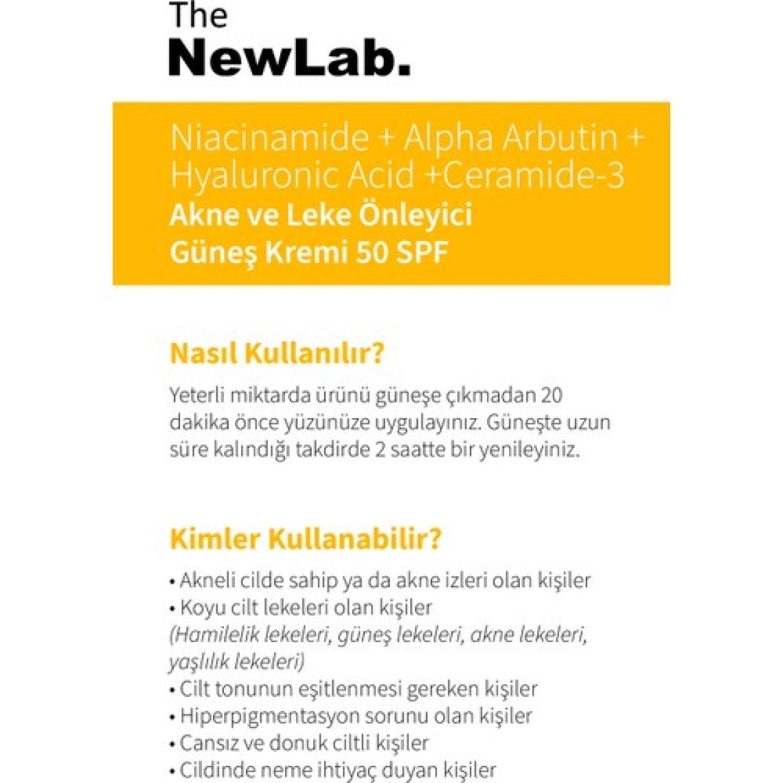 The NewLab. Cilt Yenileyici & Güneş Koruyucu Bakım Seti