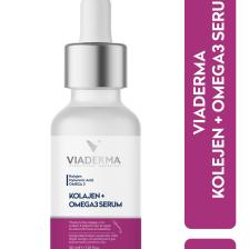 Dermavia Kolajen & Omega3  Serum 30 ml Genç Görünüm Cildi Besler