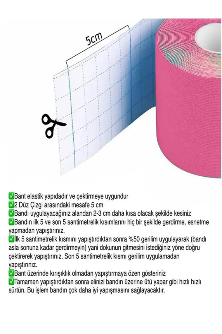 İnobag Yüz Kaldırma ve  Için Kinezyo Ten Rengi Bant