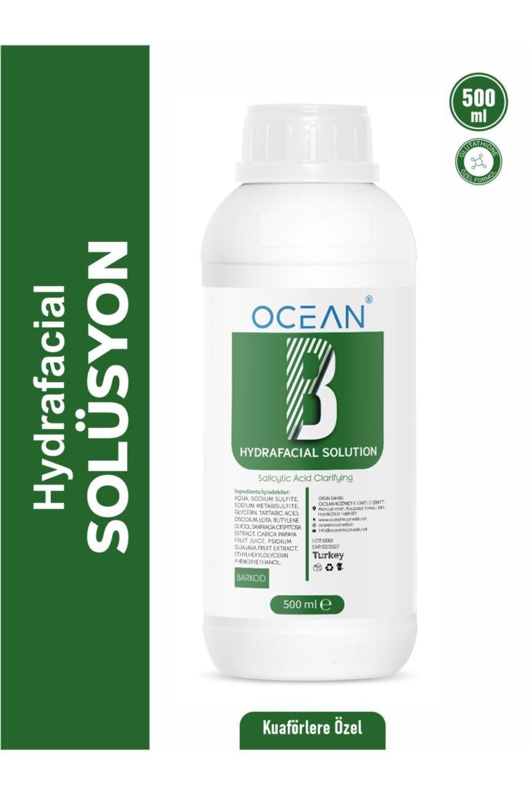 Ocean Hydrafacial Solüsyon Seti Cilt Bakım Solüsyon 4'lü Set 500ML