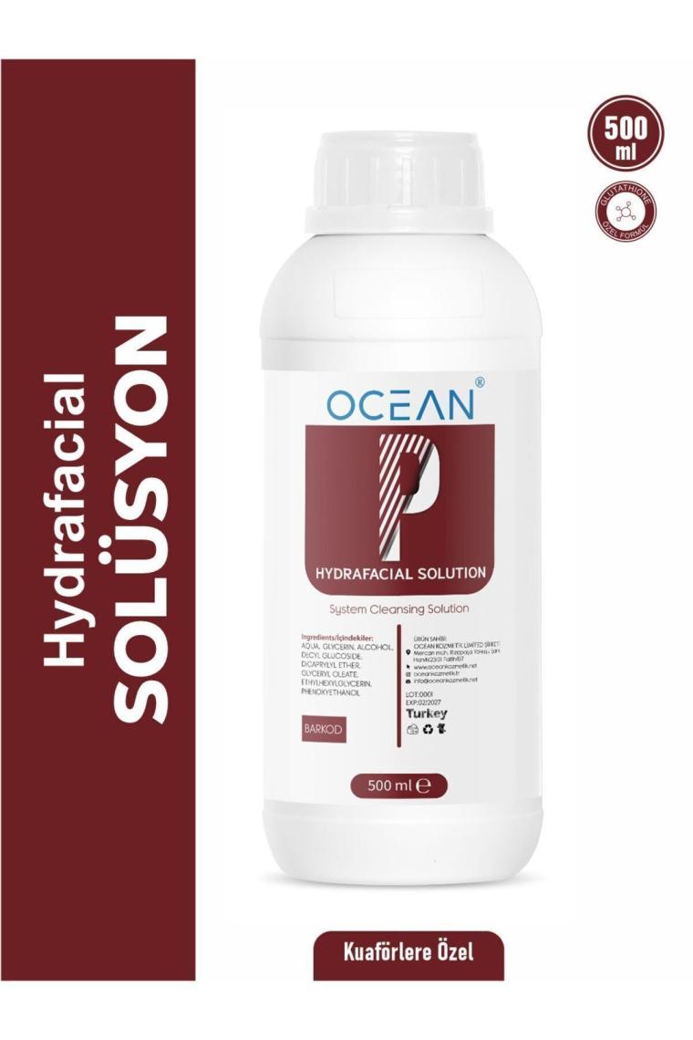 Ocean Hydrafacial Solüsyon Seti Cilt Bakım Solüsyon 4'lü Set 500ML