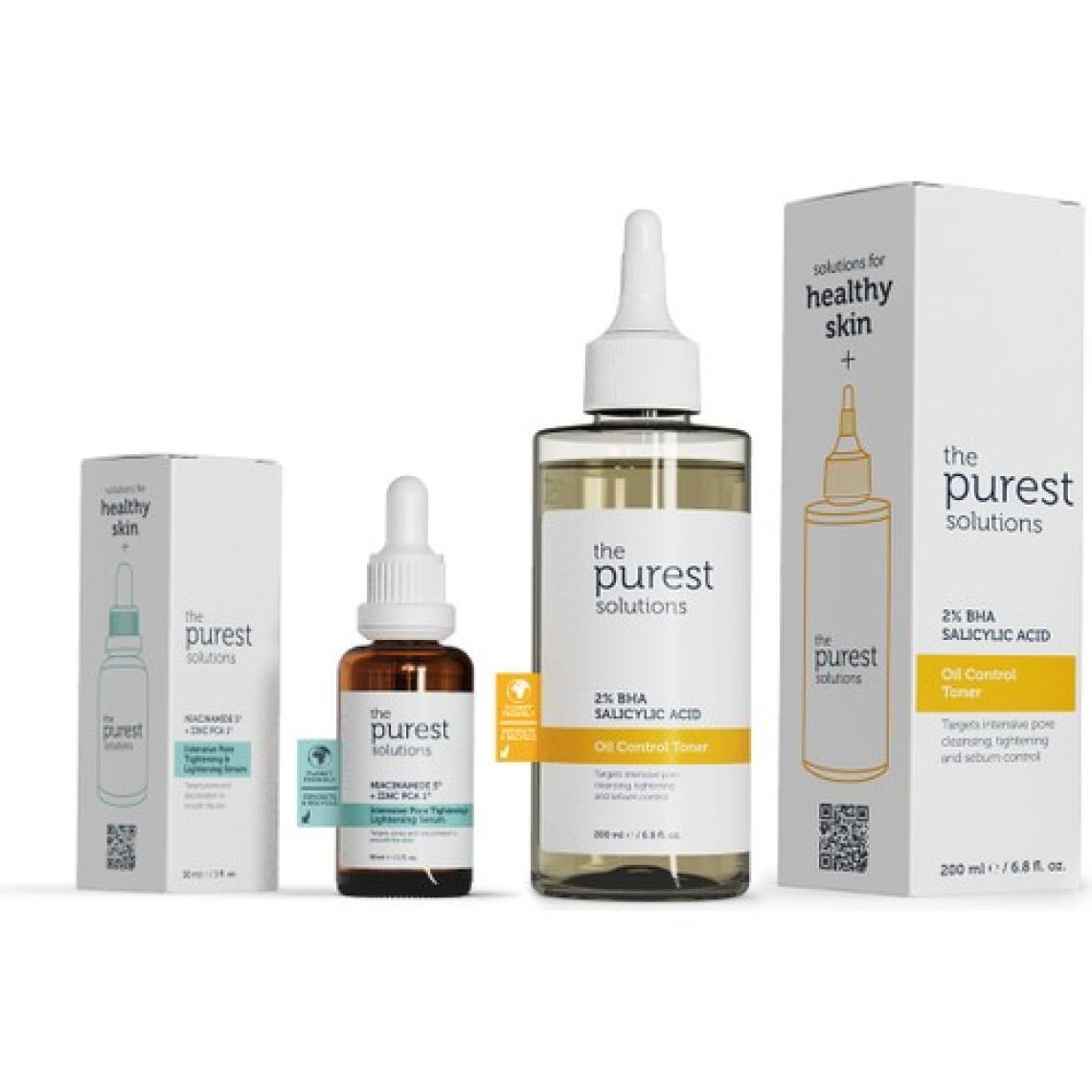 The Purest Solutions YağlıKarma Ciltlere Azaltmaya Önleyici Cilt Bakım Seti TPS136