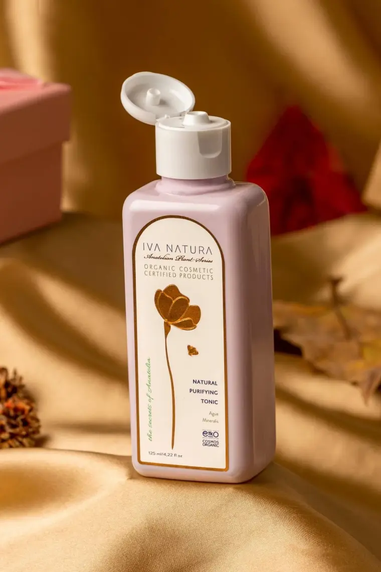 Iva Natura 3'lü Set - Likit Yüz Temizleyici, Anti-Aging Krem ve Yüz Bakım Toniği