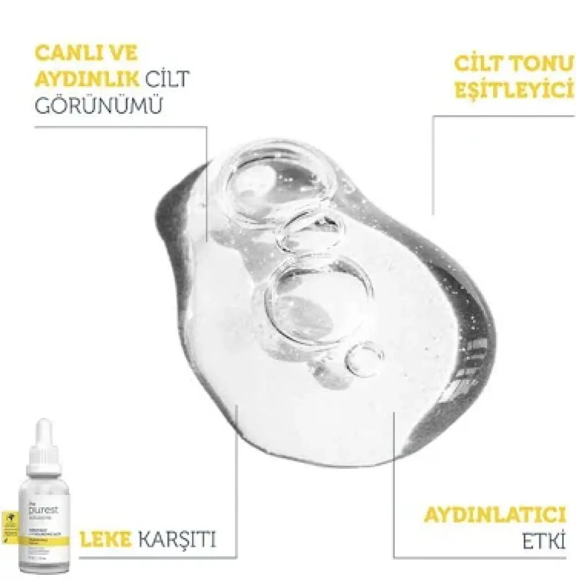 The Purest Solutions AHA + BHA, Niacinamide ve Glycolic Acid Tonik İçerikli Cilt Bakım Seti