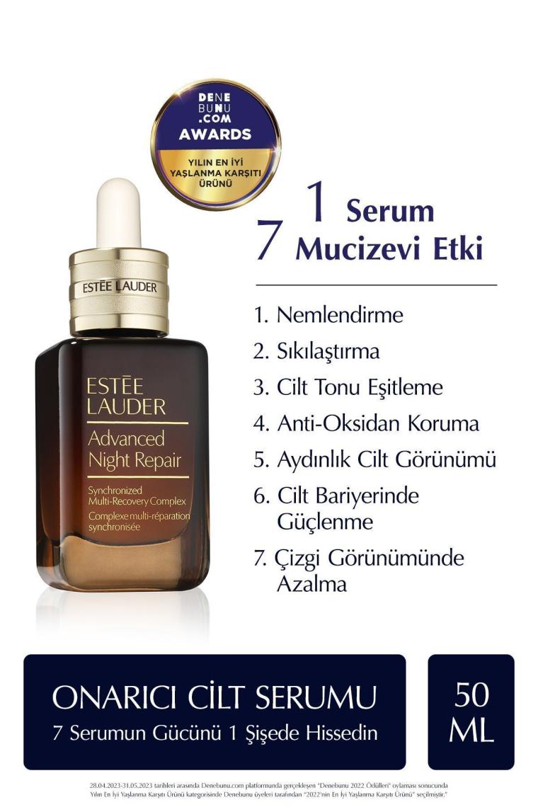Estee Lauder Advanced Night Repair 4'Lü Set Onarıcı Lifting Etkili Kolajen Üretimine Yardımcı 50ml+15ml+30ml+5ml