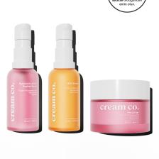 Cream Co. Dolgunlaştırıcı Canlandırıcı Leke Karşıtı Yenileyici Nemlendirici Aydınlatıcı Bakım Seti