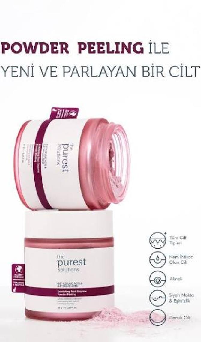 The Purest Solutions Canlandırıcı ve Aydınlatma Etkili Peeling Içeren Cilt Bakım Seti