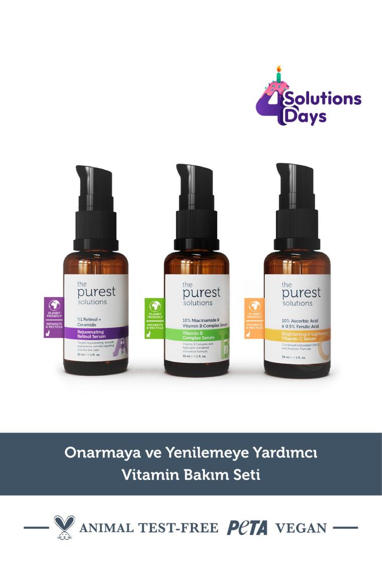 Onarmaya Ve Yenilemeye Yardımcı Vitamin Bakım Seti