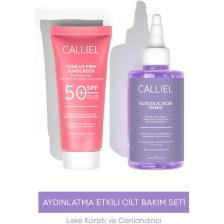 Calliel Leke Karşıtı, Canlandırıcı Aydınlatma Etkili Cilt Bakım Seti