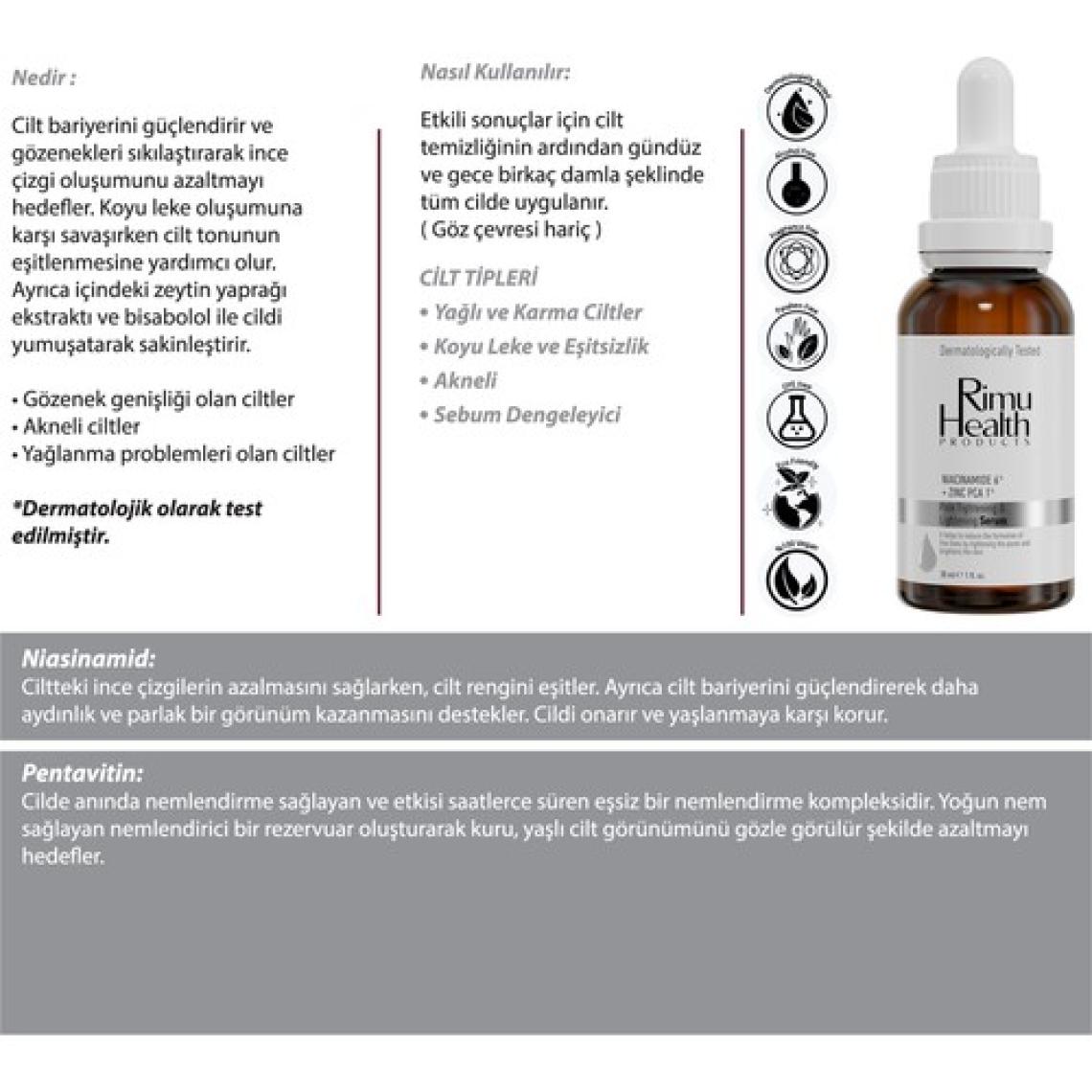 Rimu Health Products Nemlendiricili Cilt Bakım Seti