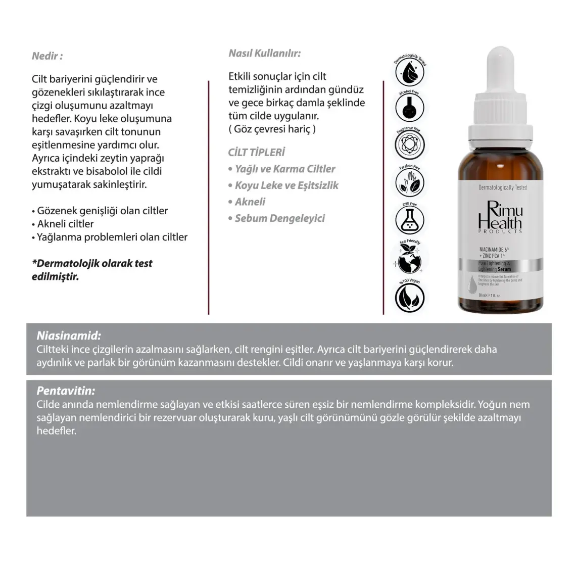 Rimu Health Products Sıkılaştırmaya Bakım Seti
