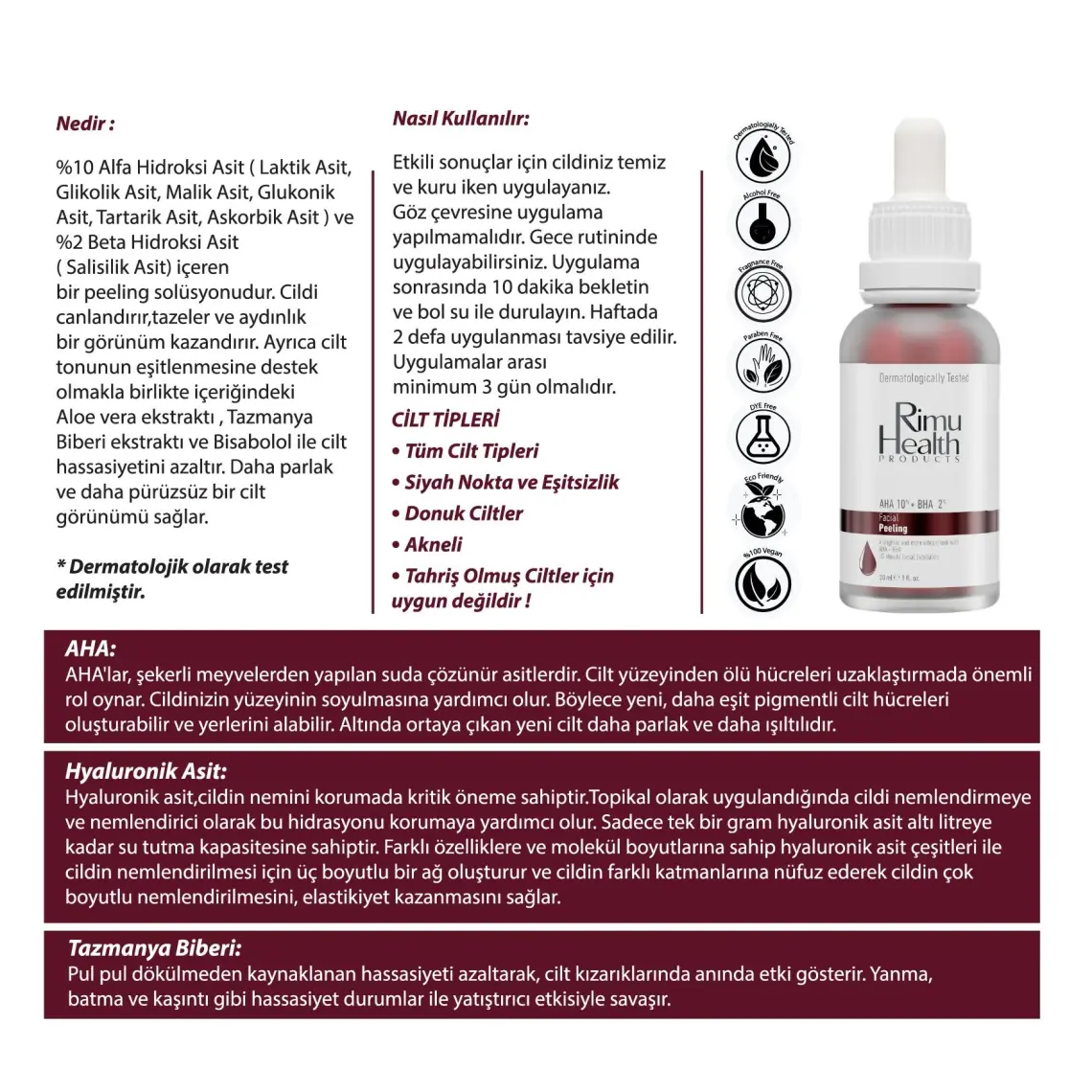 Rimu Health Products Sıkılaştırmaya Bakım Seti