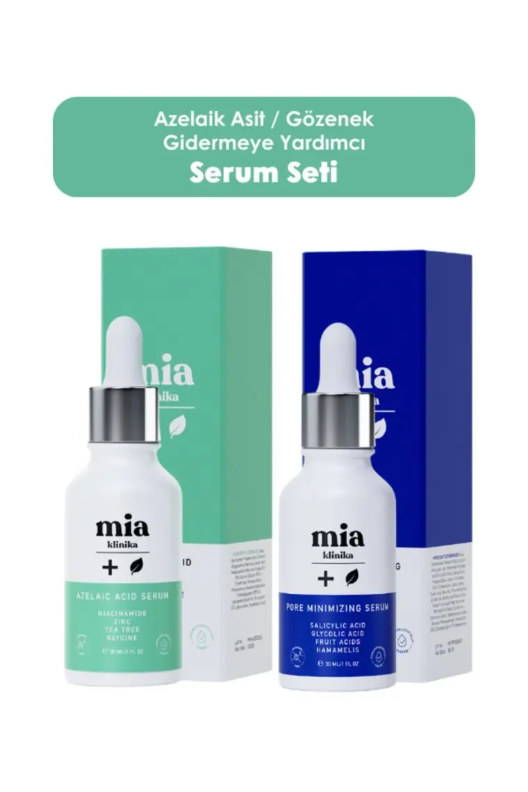 Mia Klinika Azelaik Asit - Gidermeye Yardımcı Serum 2li Set