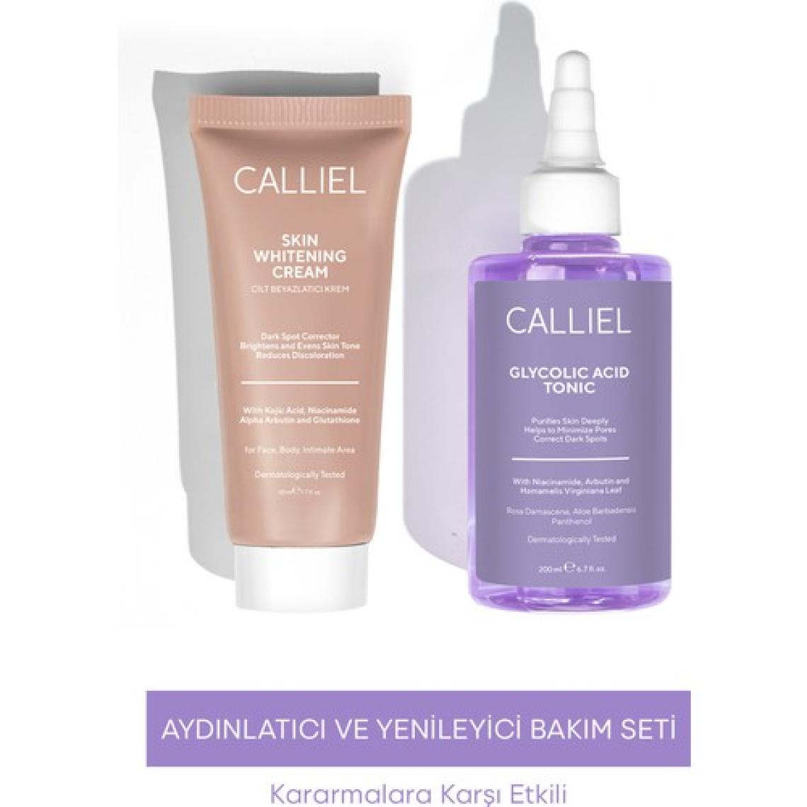 Calliel, Kararmalara Karşı Etkili, Aydınlatıcı ve Yenileyici Bakım Seti