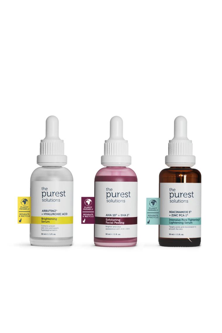 Arbutin, Aha+bha, Niacinamide içerikli Cilt Bakım Seti