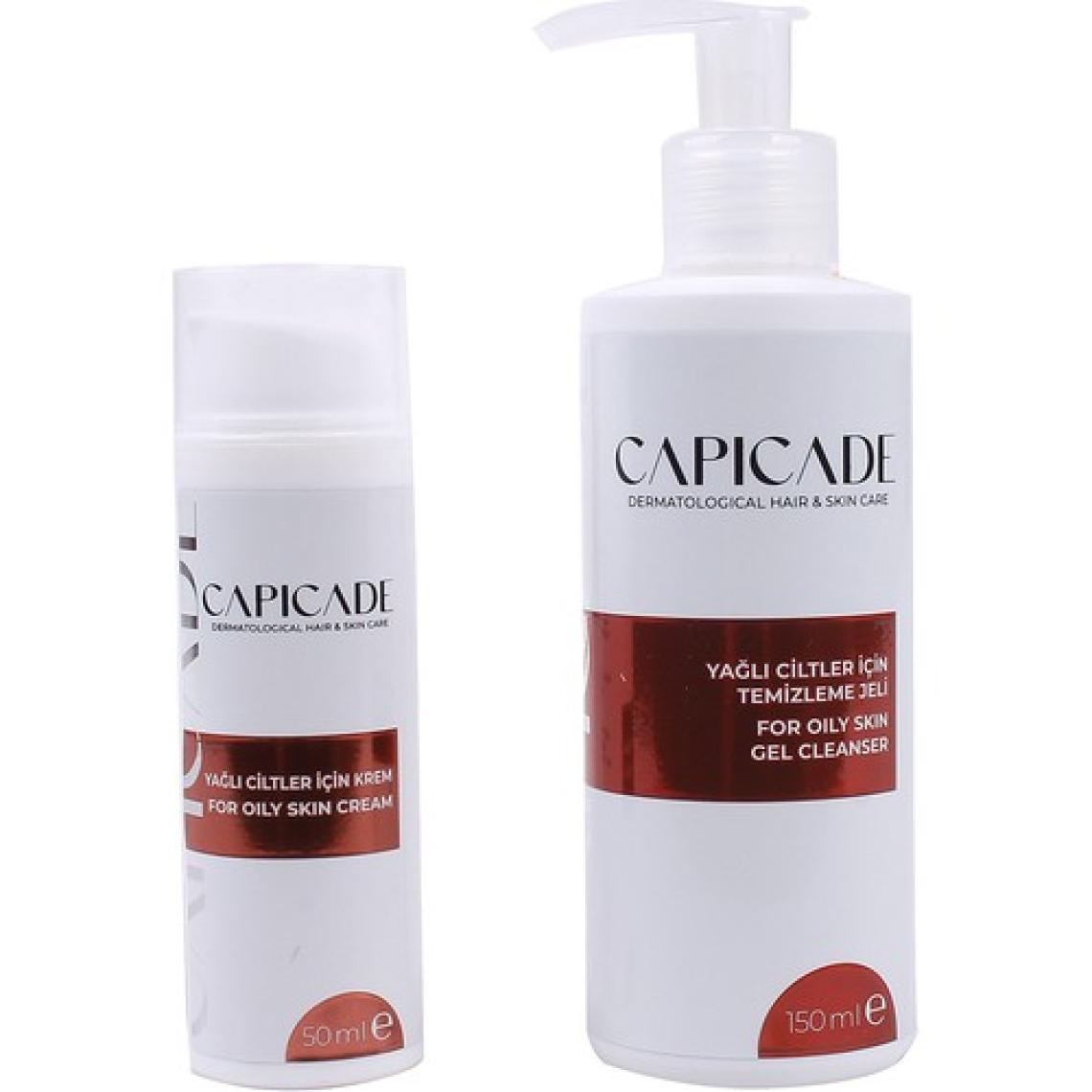 Capicade Yağlı Ciltler Için Bakım Seti (Anti- Jel+Krem)