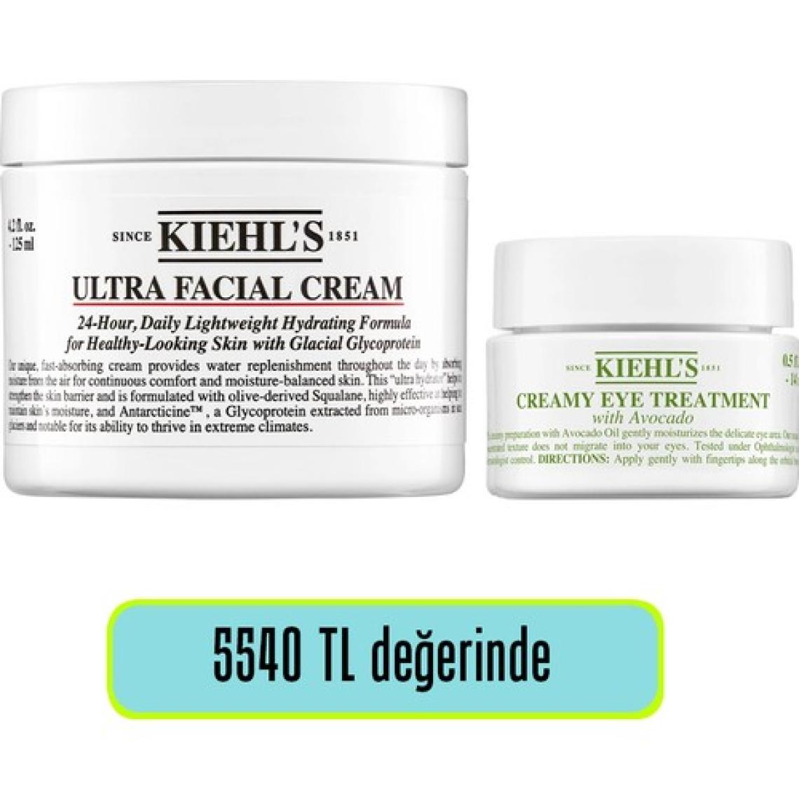 Kiehl's Ultra Nemlendirici Ve Avokado Göz Kremi Nem Ikilisi Seti Set