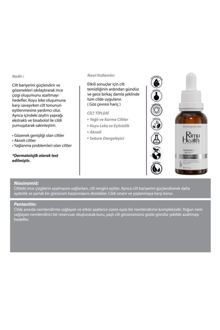 Gözenek Sıkılaştırmaya Yardımcı Ve Sivilce Akne Karşıtı Sebum Dengeleme Seti Rm000131