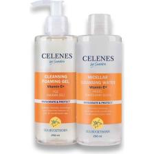 Celenes By Sweden Celenes Sea Buckthorn Yüz Temizleme Seti Ikisi Bir Arada Yağlı ve Karma Ciltler