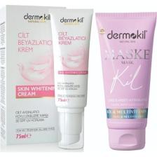 Dermokil Cilt Beyazlatıcı Krem ve Leke Karşıtı Aydınlatıcı Maske 75 ml
