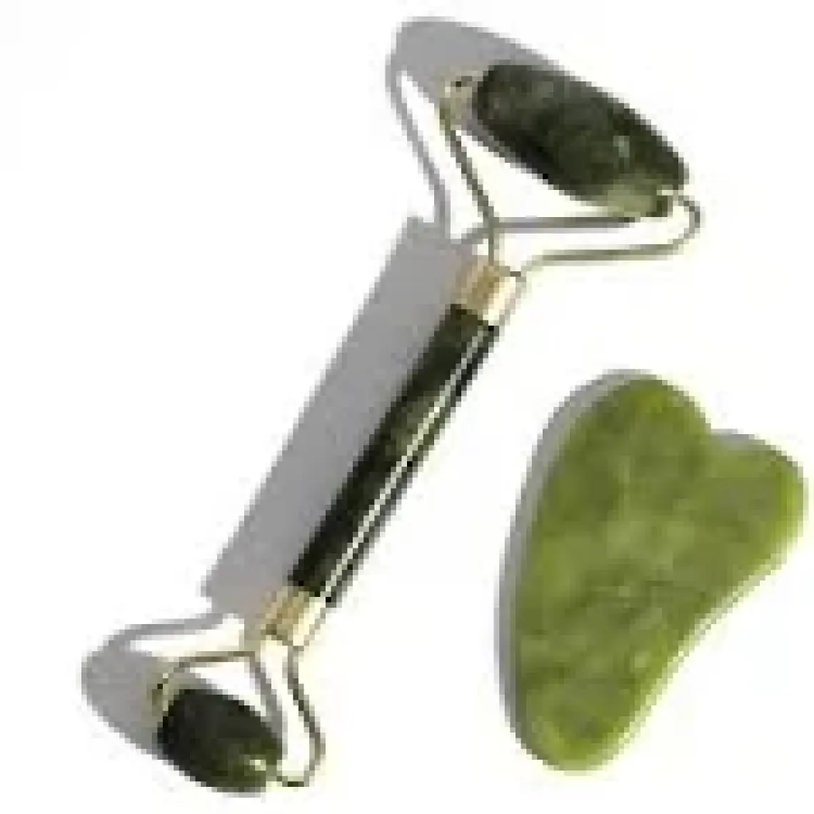 2'Li Set Yeşim Taşı + Gua Sha Masaj Taşı