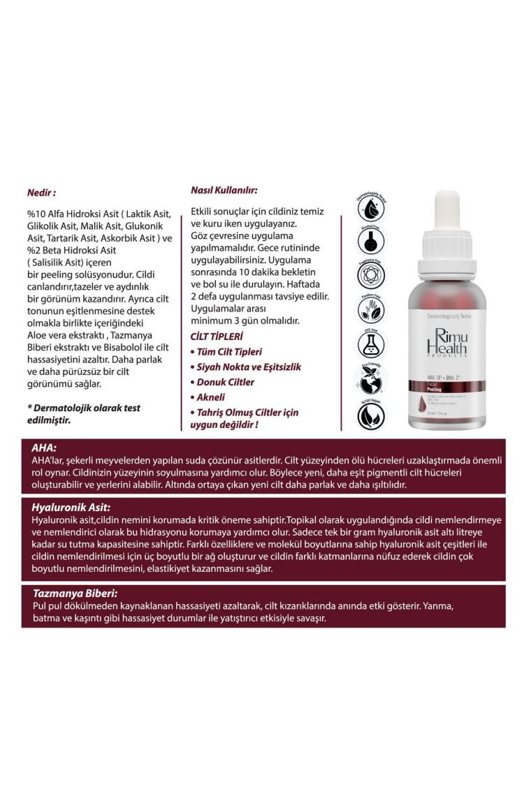 Sivilce Sebum Dengelemeyi Hedefleyen Ve Leke Önlemeye Yardımcı Bakım Seti 30ml+30ml+30ml Rm000122