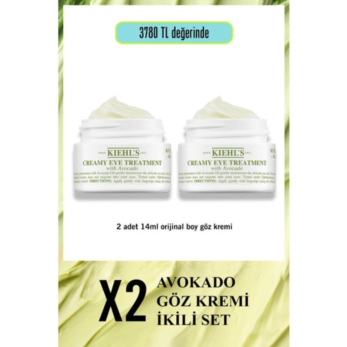 Kiehl's Avokado Göz Kremi Nem Ikilisi Seti Set